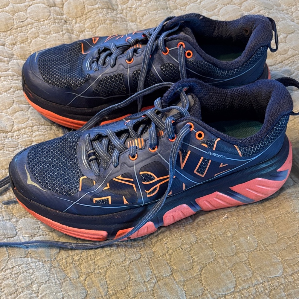 Purple / Blue Orange Athletic Shoes
